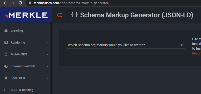 technical seo schema generator tool