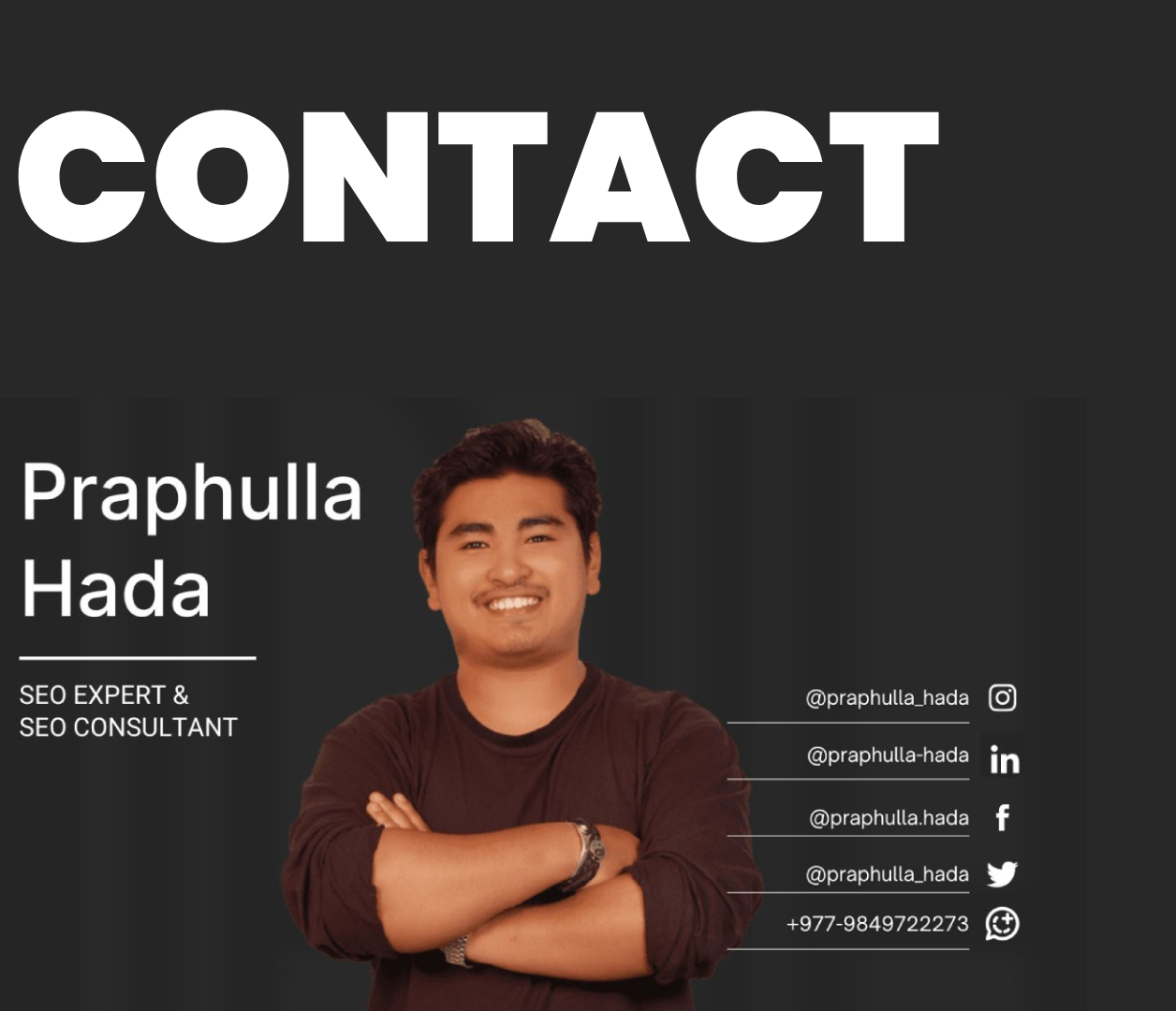 contact praphulla hada